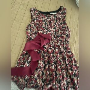Forever 21 black and red floral dress